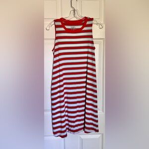 Time and Tru Red/White/Blue Short Sleeve Dress